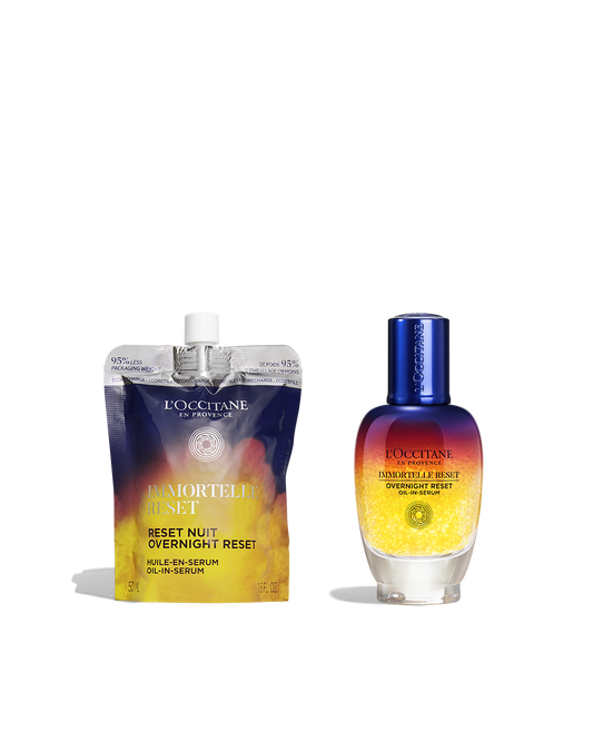 IMMORTELLE OVERNIGHT RESET OIL-IN-SERUM REFILL DUO - Default Title