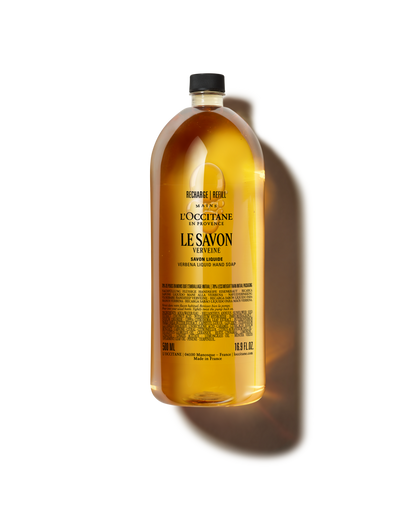 LE SAVON LAVENDER LIQUID HAND SOAP - Refill - 16.9 fl. oz - Shea Verbena