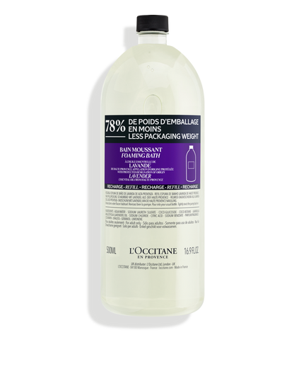 LAVANDE (LAVENDER) BUBBLE BATH - Refill - 16.9 fl. oz - Lavender