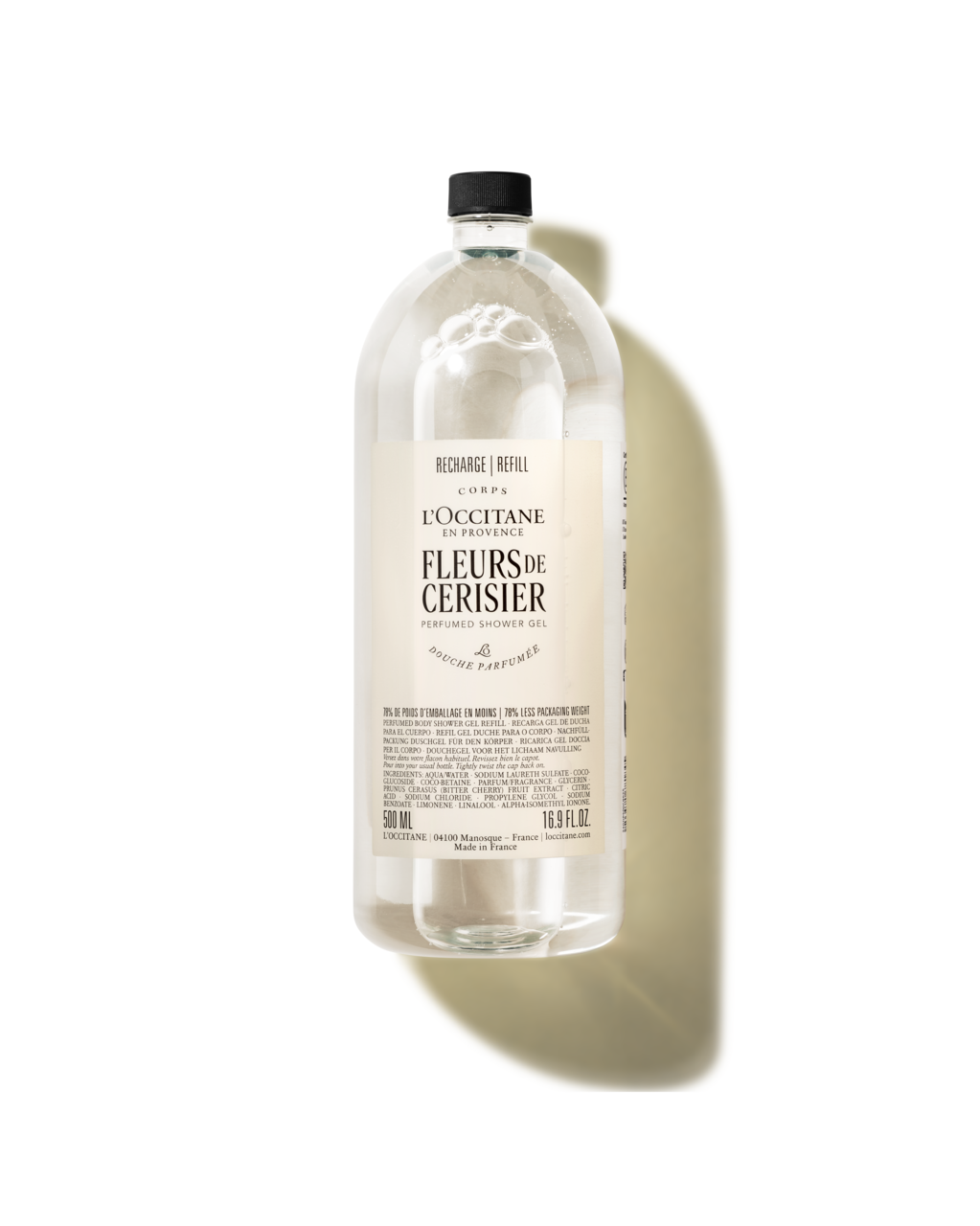 FLEURS DE CERISIER (FORMERLY CHERRY BLOSSOM) PERFUMED SHOWER GEL - Refill - 16.9 fl. oz