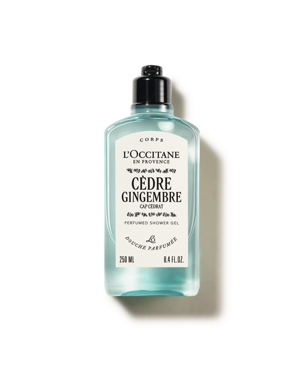 CÉDRE GINGEMBRE (FORMERLY CAP CEDRAT) PERFUMED SHOWER GEL - 8.4 fl. oz - Cèdre Gingembre